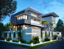 The use of clean lines inside and out, without any superfluous decoration, gives each of our modern homes an uncluttered. Modern Tropis House Design Modern House Vol 1 Design Ideas Aris Pradana