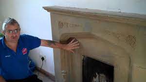 bedford stone fireplace cleaning