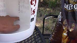 deer feeder using a five gallon bucket