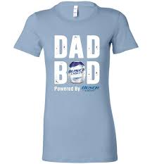 Funny Father Day With Dad Bod Powered By Busch Light Bella Ladies T Shirt Teesdiys
