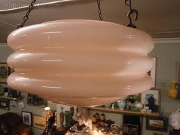 Large Art Deco Glass Ceiling Lamp Shade