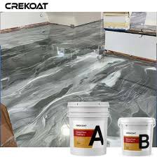 resinous granite metallic epoxy floor