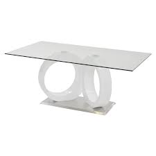 Stop 36 White Rectangular Dining Table