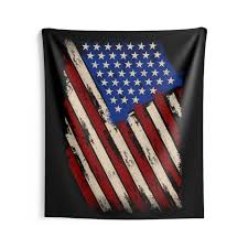 American Flag Tapestry Distressed Usa
