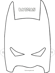 Here are the options that you can print and you'll be ready to fight these are great products for making printable masks. Printable Superheroes Batman Mask Coloring Pages Batman Mask Superhero Masks Batman