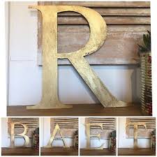 Gold Metal Letters Home Words