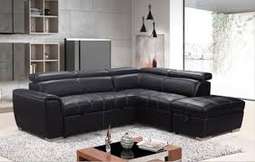 Sicily Corner Sofa Bed Set Black