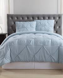 Truly Soft Pleated Light Blue Comforter