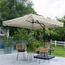 Livingandhome 2 5m Patio Garden Parasol