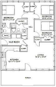 28x36 house 3 bedroom 2 bath 1