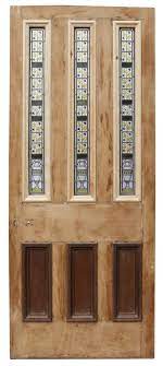 A Pair Of Antique Stained Glass Doors