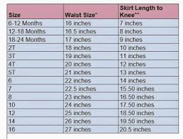 Make It Grand Measurements For Girls Skirts And Pants