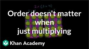 Properties Of Multiplication Video Khan Academy
