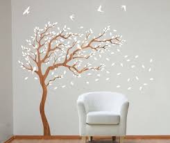 Breezy Tree Wall Decal And Bird