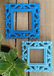 Ocean Blue Square Wall Decorative Frame Set