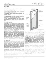 Wood Edge Flush Glazed Steel Doors