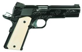 Historic 1911 pistol visual display. Hill Country Custom 1911 Classic 45 Acp Pistol