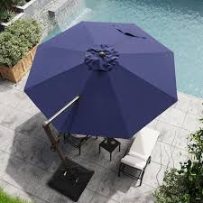 Round Outdoor Offset Umbrella