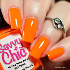 savvy chic nail polish summer neons