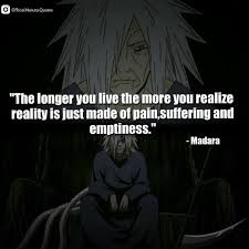 Fear, suspicion and resentment never disappear. Madara Uchiha Quotes Quotes Words