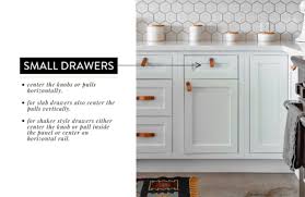 How to turn old ikea drawers into functional pull out cabinet shelves for convenience and kitchen organization. How To Place Cabinet Knobs According To An Interior Designer