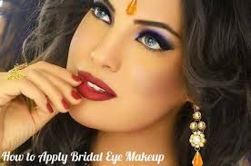 how to apply bridal eye makeup step by