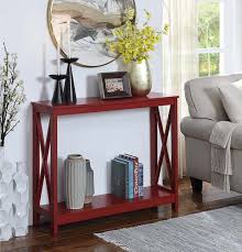 Red Console Table Tables For
