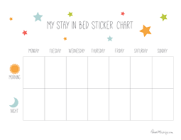 Printable Sleep Reward Charts For Toddlers Best Picture Of