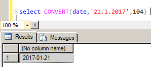 sql how to easily convert dates