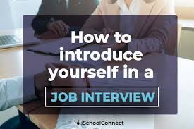 self introduction for interview 7