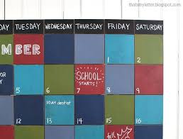 Diy Chalkboard Wall Calendar Jaime