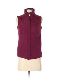 Details About Charter Club Women Purple Vest Xs
