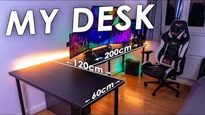 Depending on your preference, you can choose to install the monitor stand on the left or right side of the desk. My Gaming Setup Desk Choosing A Desk For Your Setup Youtube
