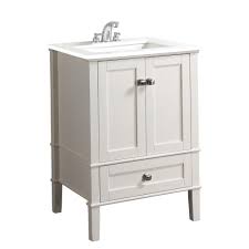 H double bathroom vanity in black with calacatta quartz (7) 24 in. Simpli Home Chelsea 24 In Bath Vanity In Soft White With Quartz Marble Vanity Top In White With White Basin Nl Hhv029 24 2a The Home Depot Bathroom Vanity Marble Vanity Tops Home Depot