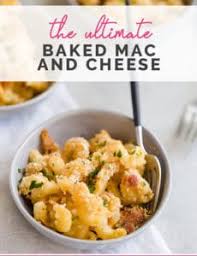 ultimate baked mac and cheese brown
