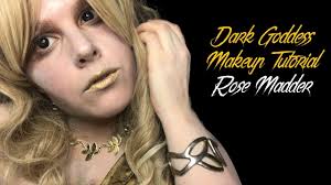 dark dess makeup tutorial rose
