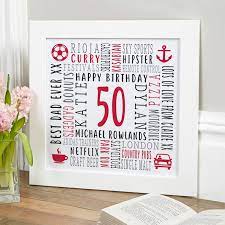 birthday gift ideas personalized word