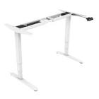 Sit-Stand Dual-Motor Height Adjustable ADR Desk Frame, Electric-White, Cab-M02-23R-WH Prime Cables