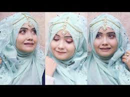 bridal wedding hijab tutorial by