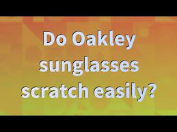 How To Repair Scratched Oakley