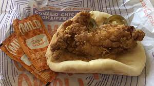 Crispy Chicken Sandwich Taco Bell Price gambar png