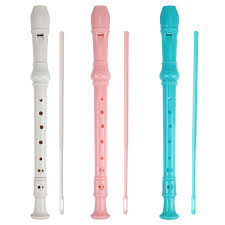 Soprano Recorder Descant Flauta Recorder 8 Hole Abs Clarinet German Style Treble Flute C Key For Kids Children With Fingering Chart Instructions With