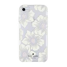 Black white purple iphone case tech accessory. Kate Spade New York Apple Iphone Se 2nd Gen 8 7 6s 6 Hard Shell Case Hollyhock Floral Cream Clear Target