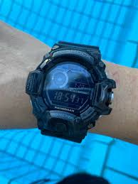 Base model is the rangeman gw9400 with a time stamp feature that lets you record the current time in memory with the touch of a button. Rangeman Blackout Gw 9400 1bdr Gshock