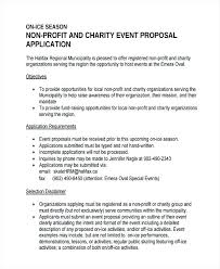 Event Proposal Example Sample Letter Planning Non Profit