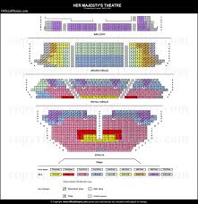 Her Majestys Theatre London Seat Map And Prices For The