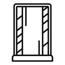 Design Shower Cabin Icon Outline Vector