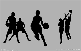 篮球剪影设计图__广告设计_广告设计_设计图库_昵图网nipic.com