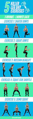 5 leg day exercises you can do