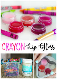 crayon lip gloss made with only 2